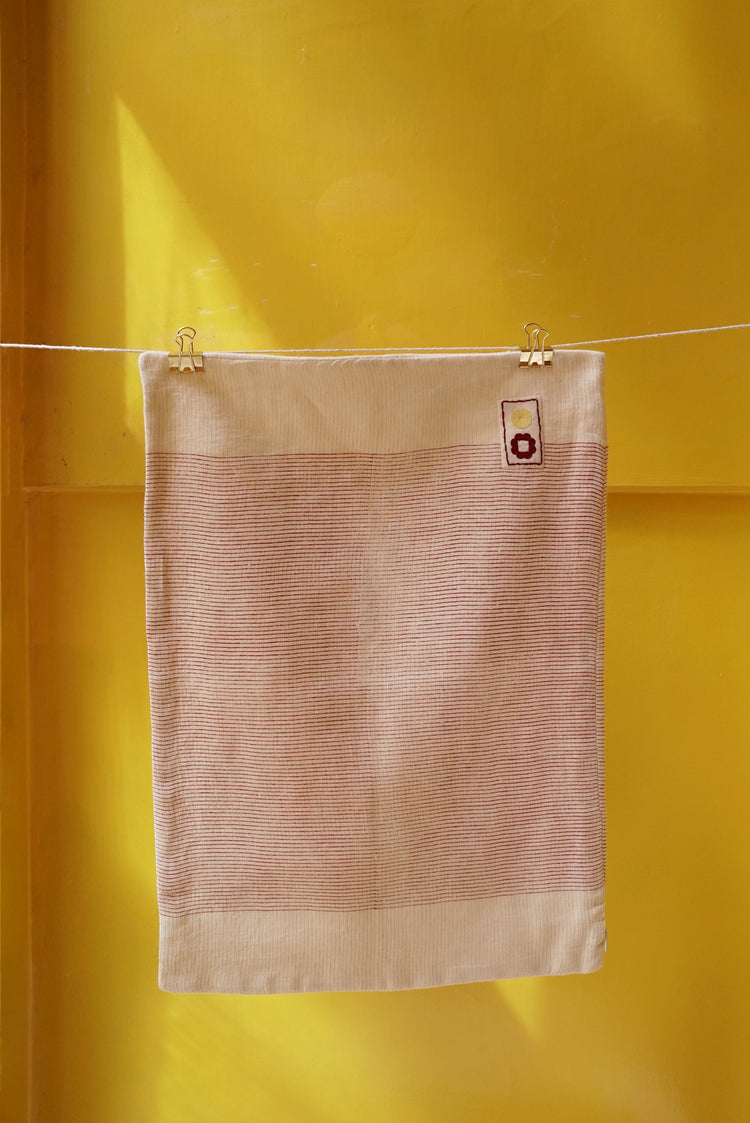 INJIRI BOUDOIR CUSHION – Red/Pink