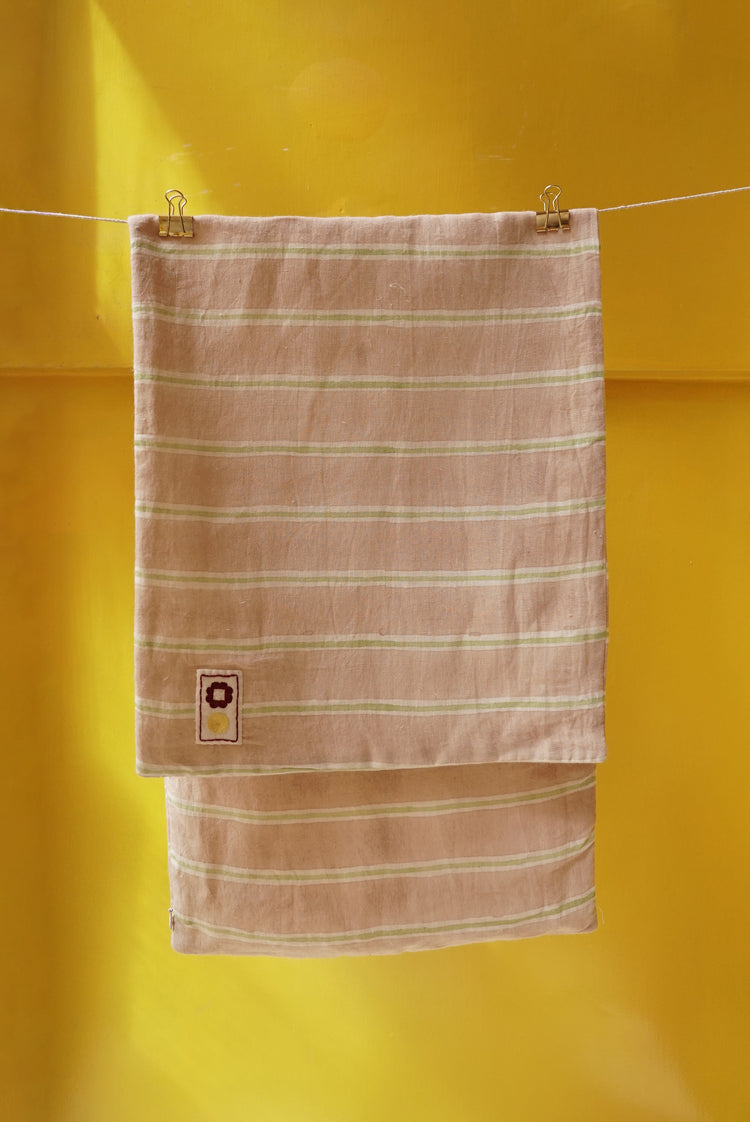 INJIRI LUMBAR CUSHION – White/Pink/Green