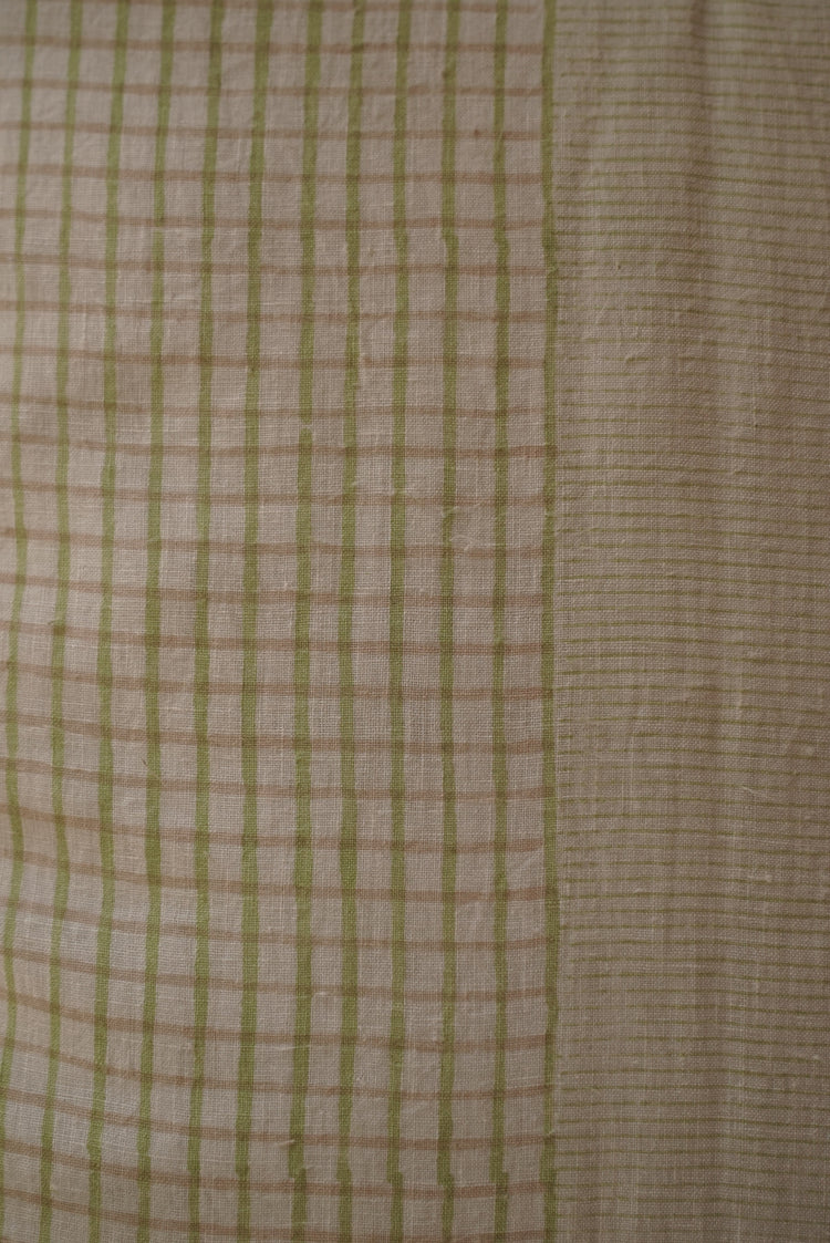 INJIRI DECO CUSHION – Green/Pink