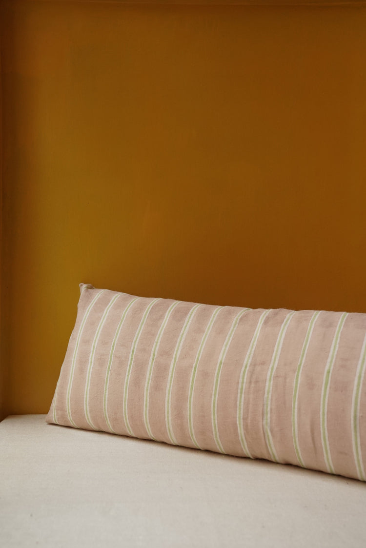 INJIRI LUMBAR CUSHION – White/Pink/Green