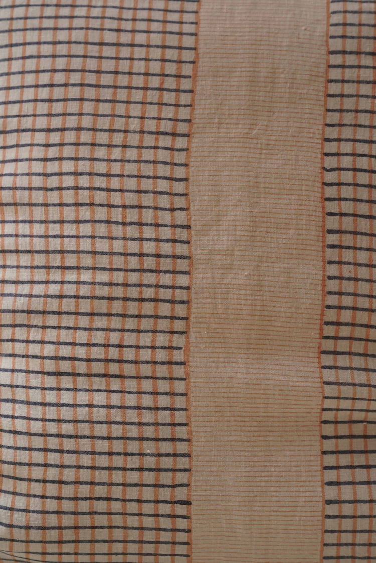 INJIRI DECO CUSHION – Orange/Blue