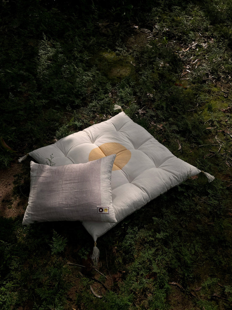 INJIRI BOUDOIR CUSHION – Red/Pink