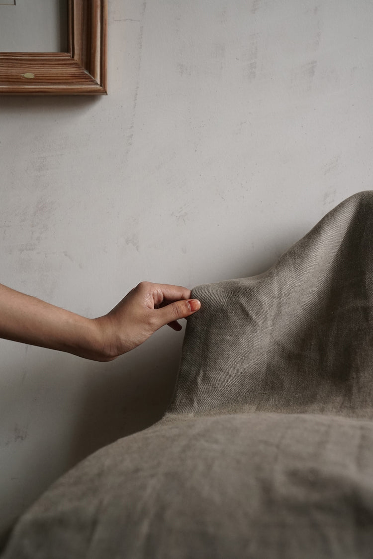 RAATRI BED SHEET + 2 PILLOW COVERS – Olive