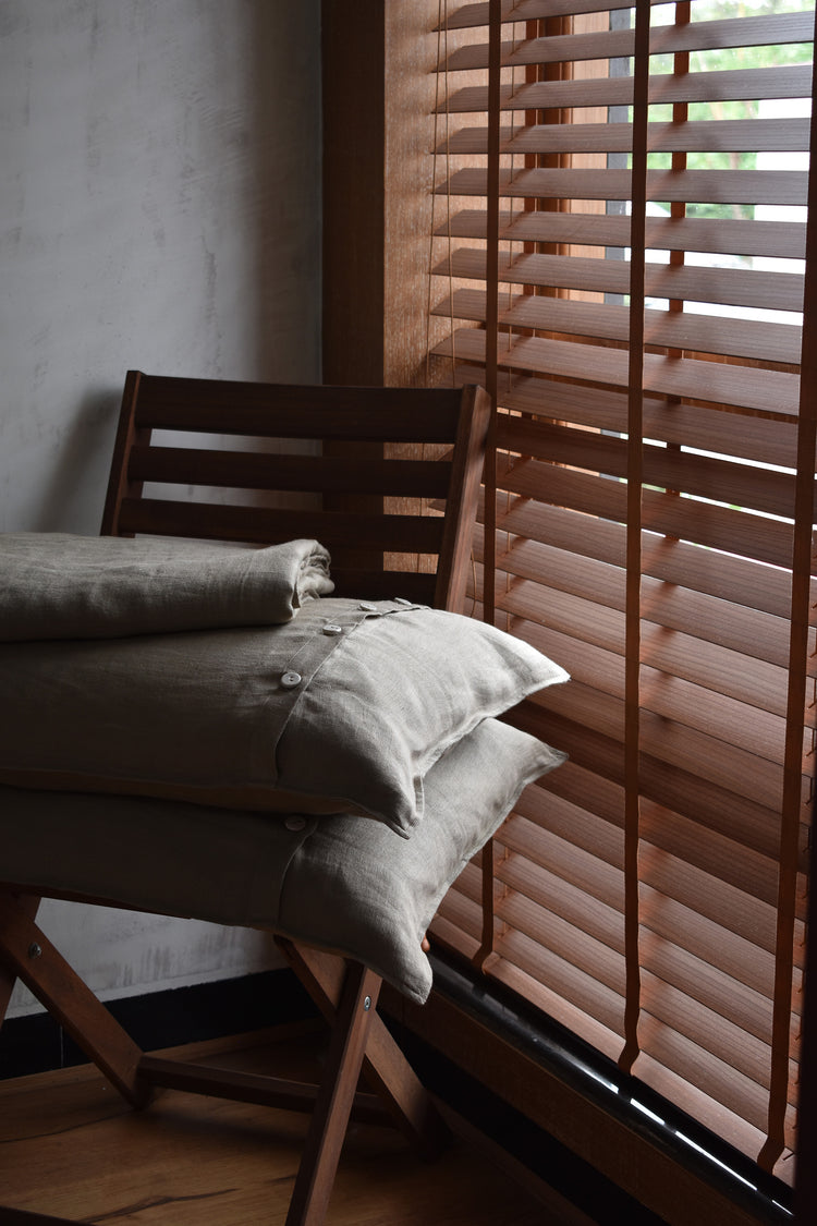 RAATRI DUVET COVER – Olive