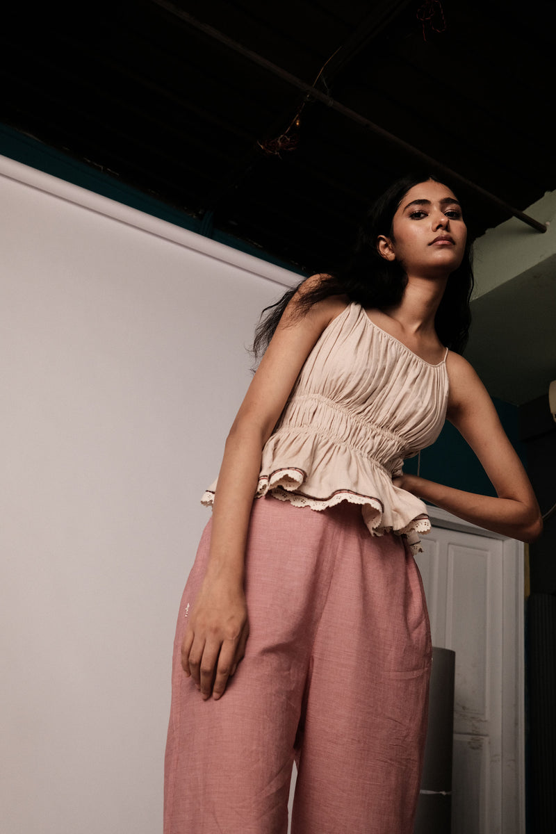 Shevanti Top – Pink Cotton