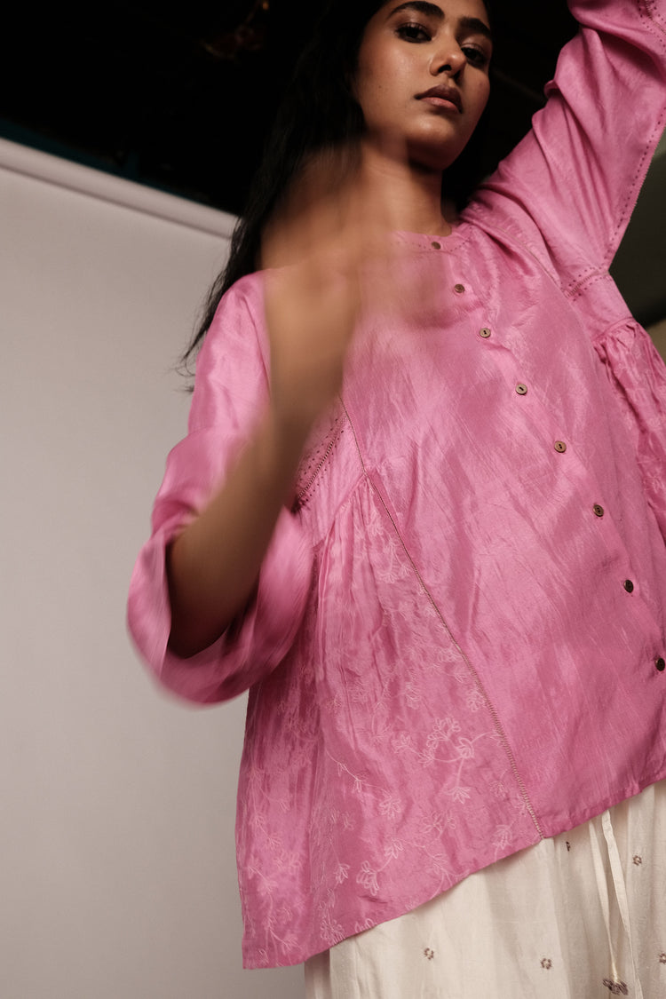 Saoni Top Pink