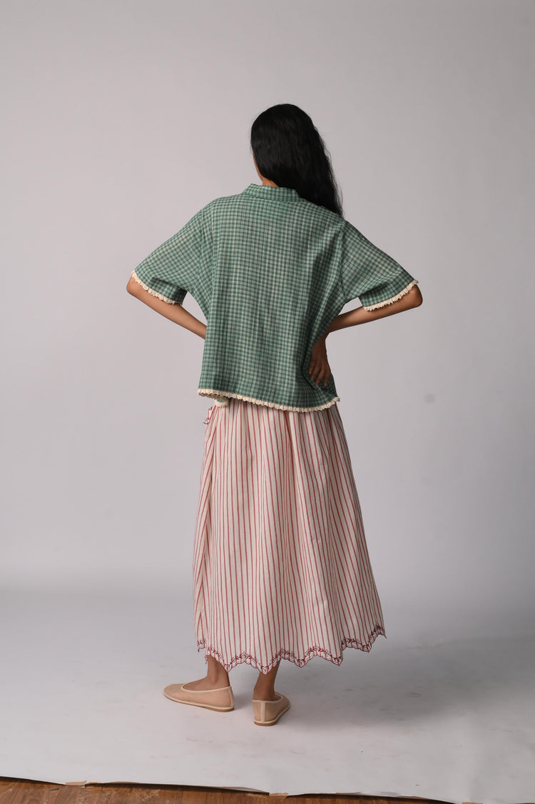 Shimal Skirt – Striped Cotton