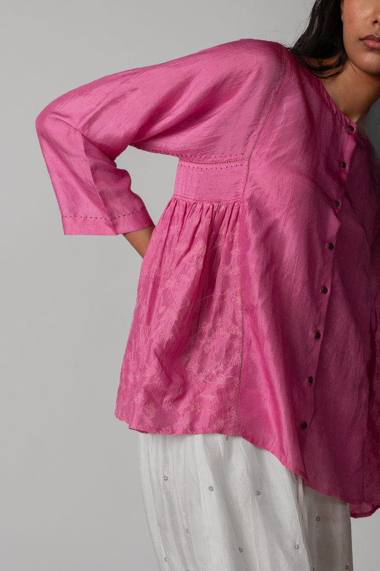 Saoni Top – Silk Pink