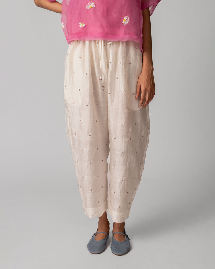 Nargis Pants – Silk Beaded